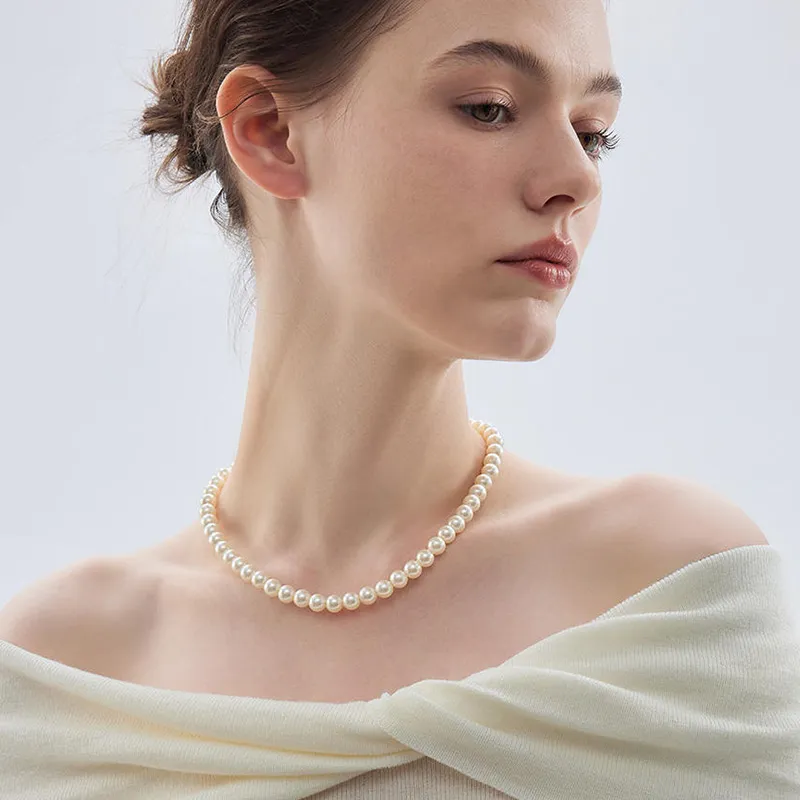 Luxury Beads Pearl Necklaces Women's-5