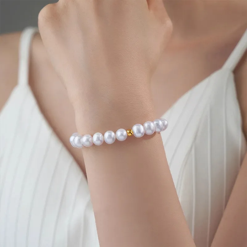 Luxury Beads Pearl Bracelets Women's-3