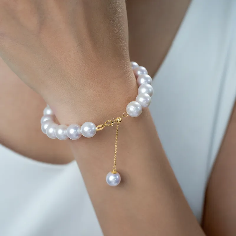 Luxury Beads Pearl Bracelet, Premium Item Women's-6
