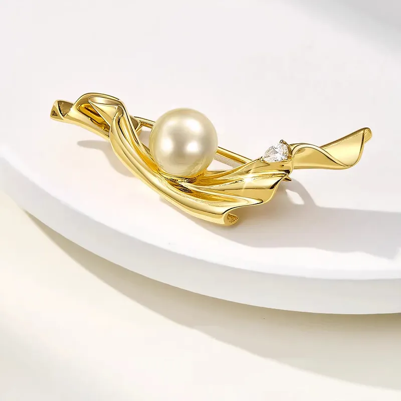 Luxury Beads Pearl Brooches Women's-4