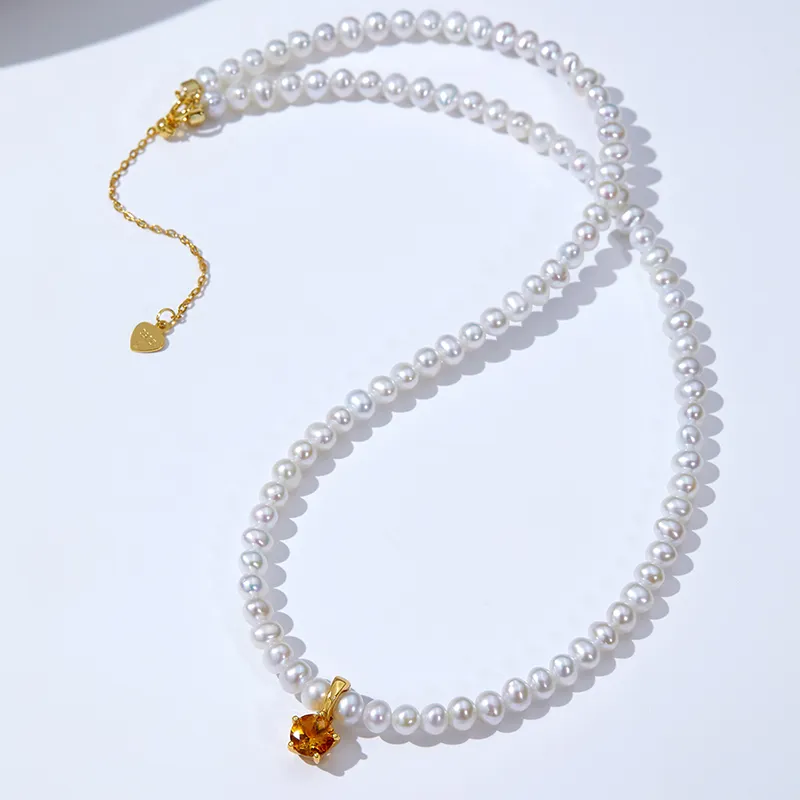 Luxury Beads Pearl Necklaces Women's-3