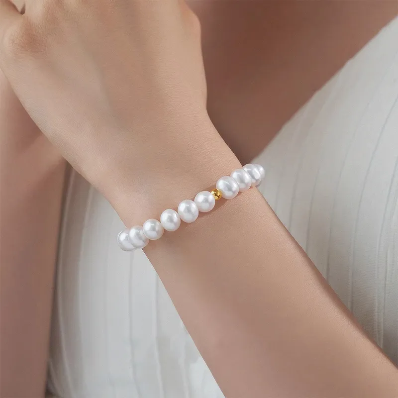 Luxury Beads Pearl Bracelets Women's-4
