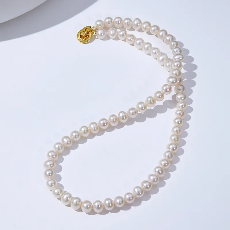 Luxury Beads Pearl Necklaces Women's-4