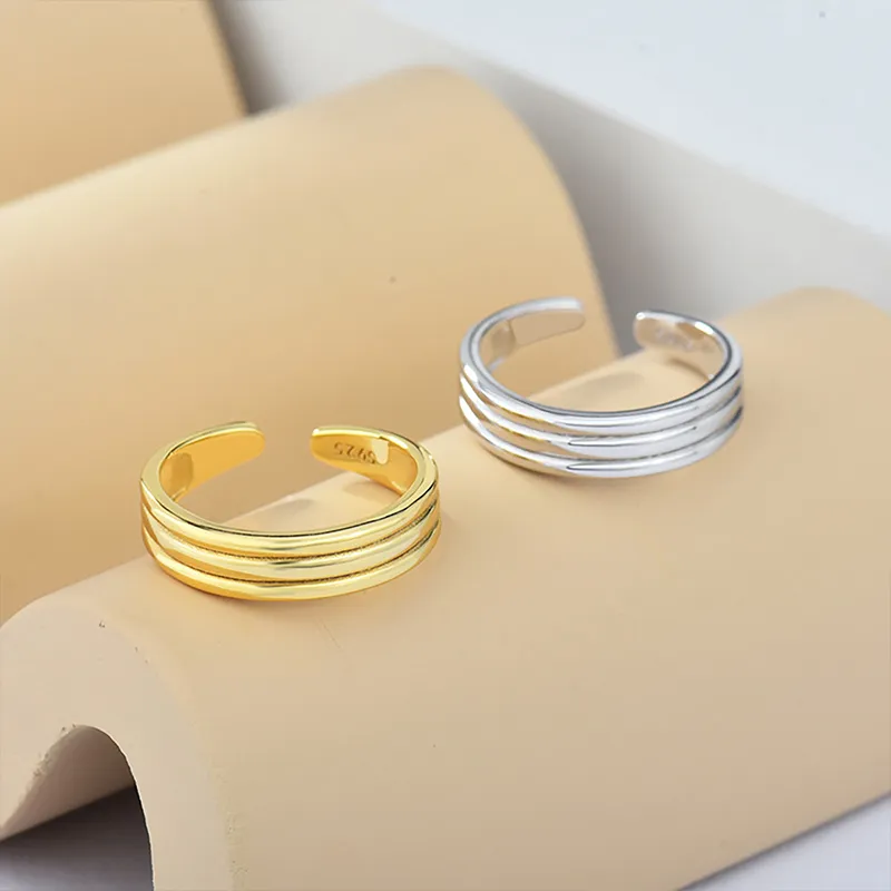 Luxury Beads S925 Silver Rings Women's-2