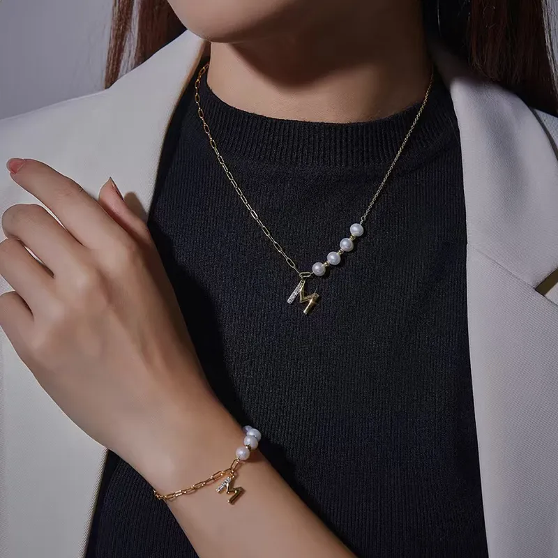 Luxury Beads Pearl Bracelets Women's-4