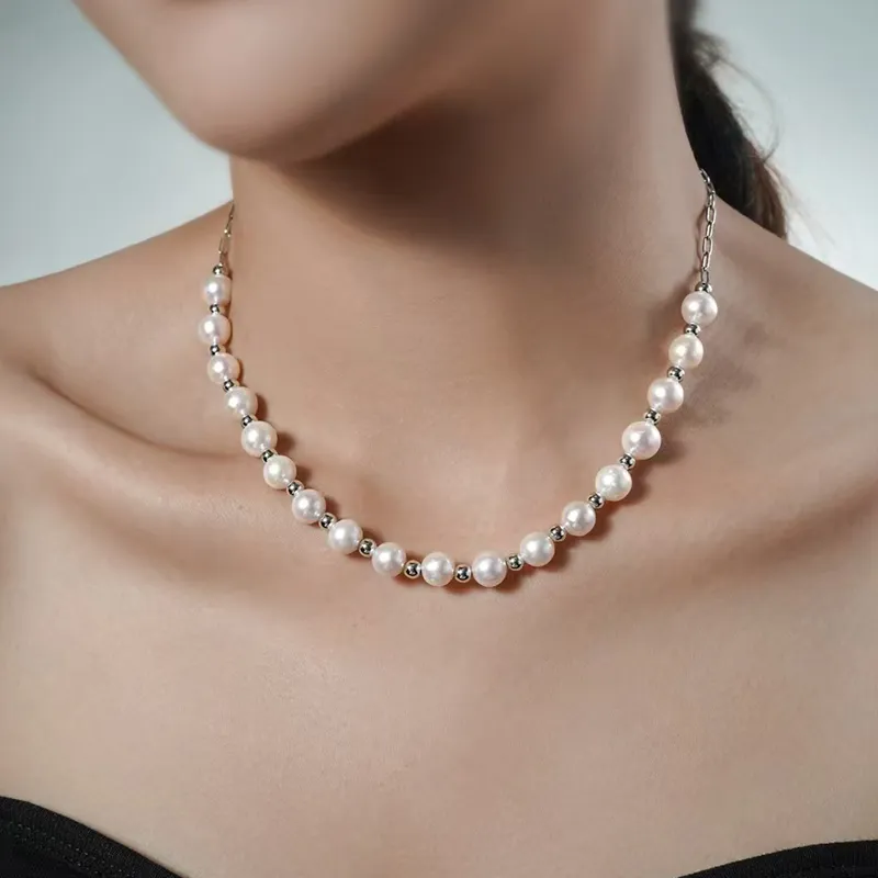 Luxury Beads Pearl Necklaces Women's-6