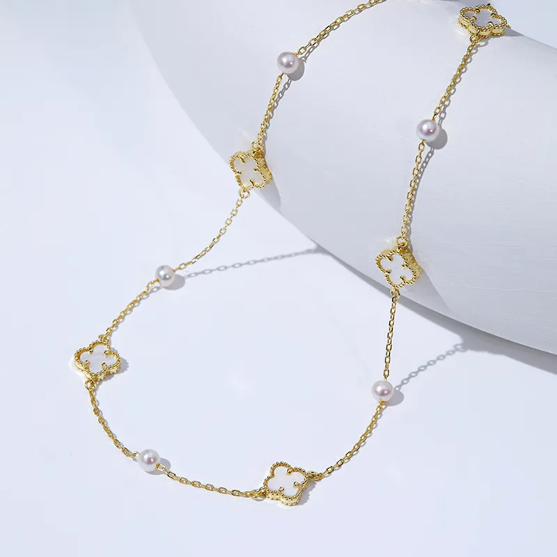 Luxury Beads Pearl Necklaces Women's-12
