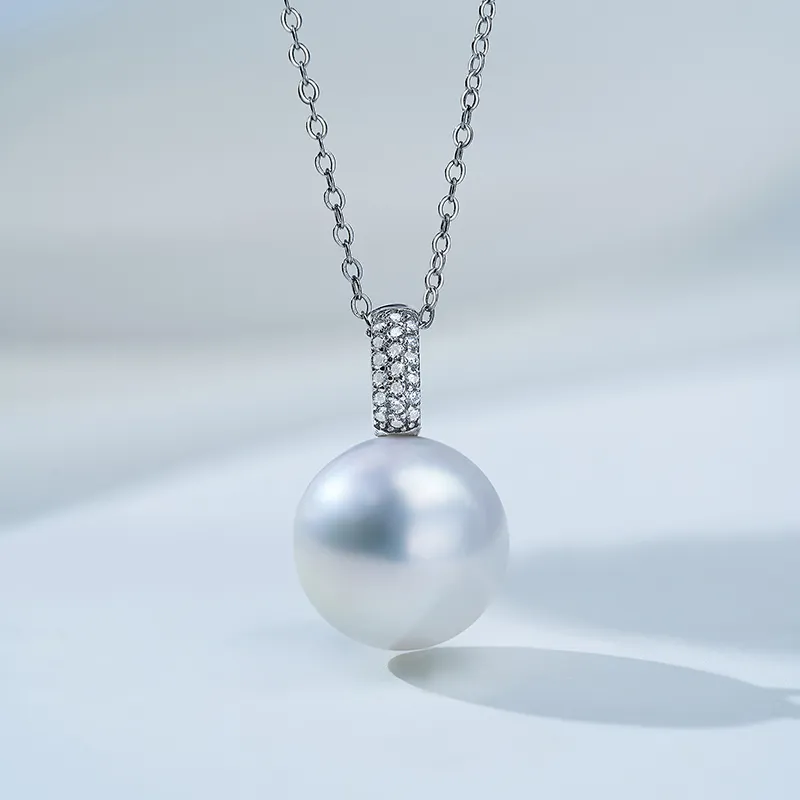 Luxury Beads Pearl Necklace, Pendant Women's-2