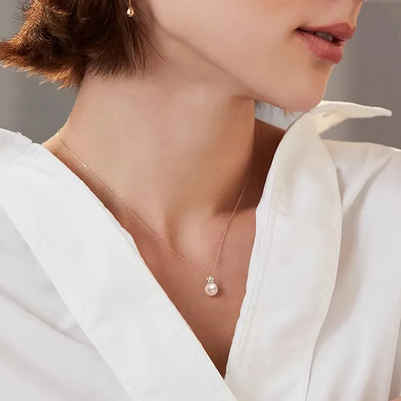 Luxury Beads Pearl Necklaces Women's-1