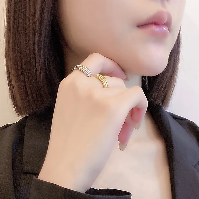 Luxury Beads S925 Silver Rings Women's-4