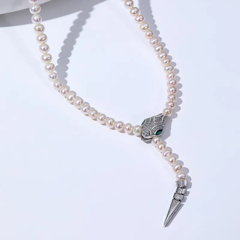 Luxury Beads Pearl Necklaces Women's-7