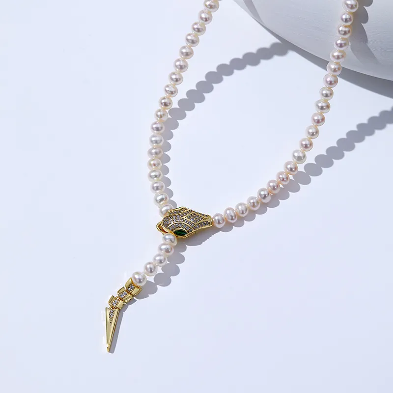 Luxury Beads Pearl Necklaces Women's-2