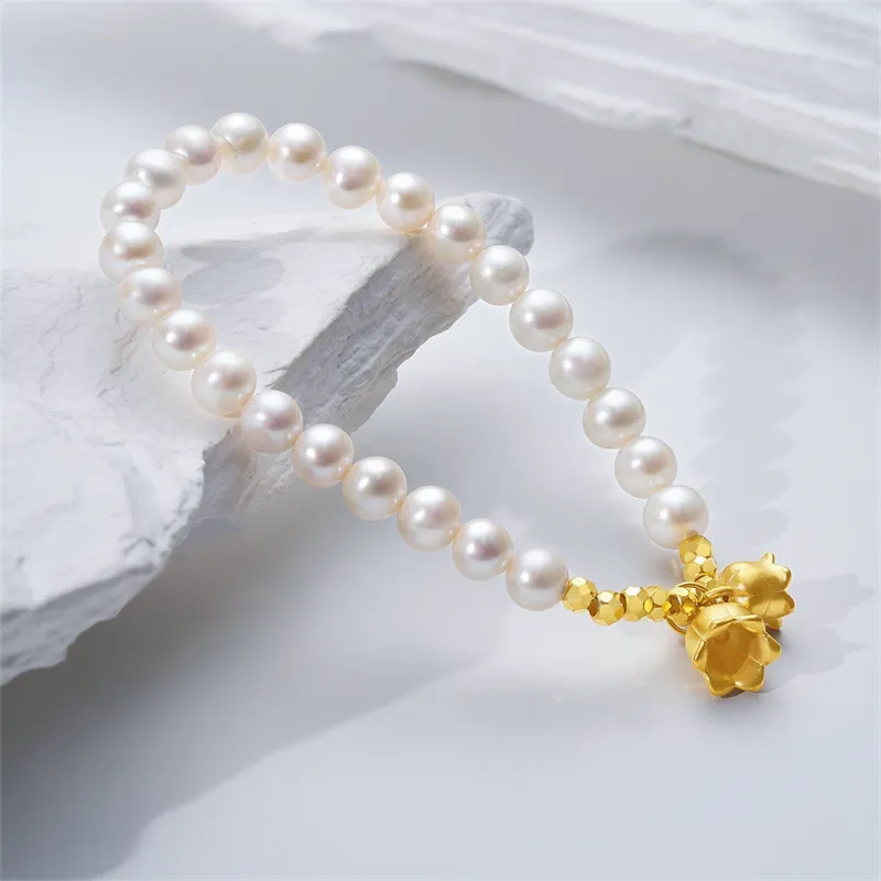 Luxury Beads Freshwater Pearl Bracelets Women's-2