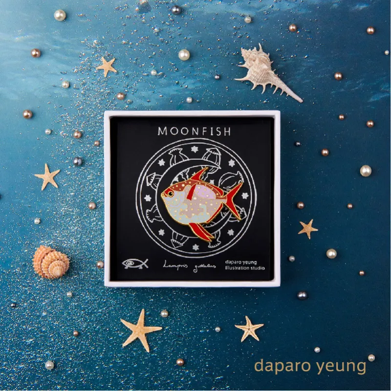 Daparo Yeung Alloy Enamel Brooches Unisex-6