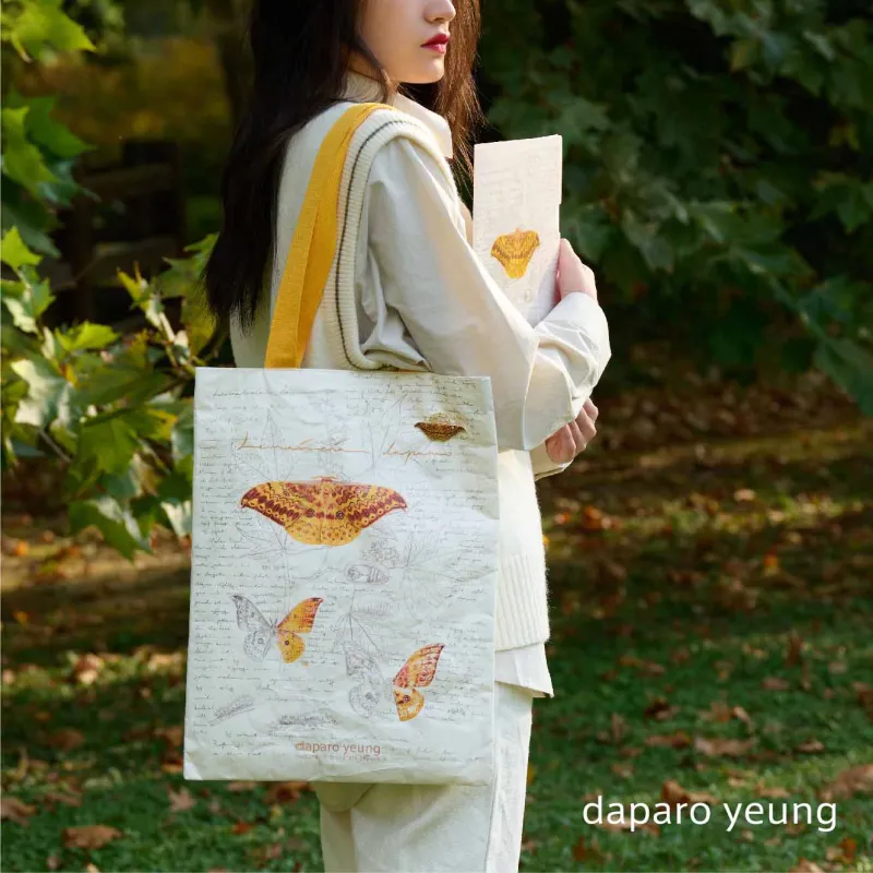 Daparo Yeung DuPont Paper One Shoulder Handbags Medium Size Unisex Multicolor-3