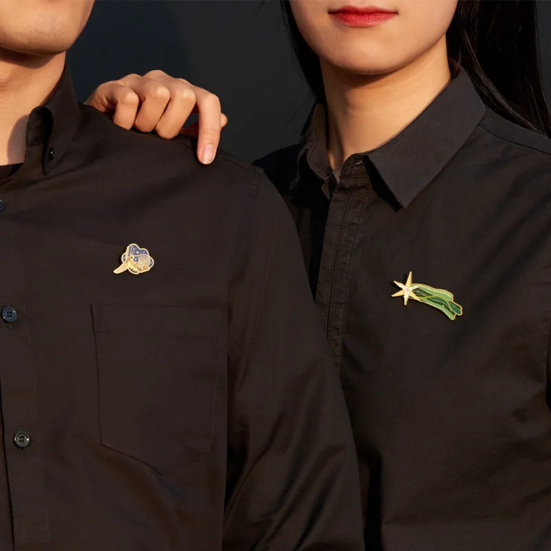 Daparo Yeung Zinc Alloy Enamel Brooches Unisex-2