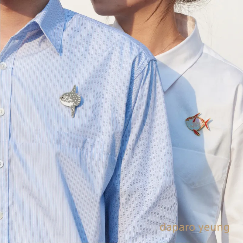Daparo Yeung Alloy Enamel Brooches Unisex-7