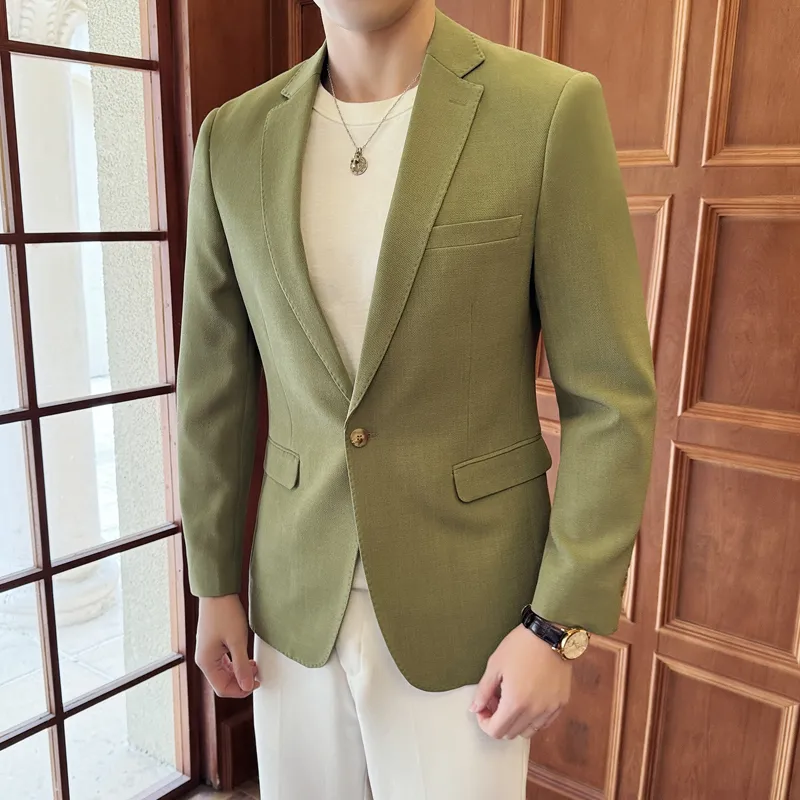 JOHNHOLLIS Business Suit Unisex Light Green-2