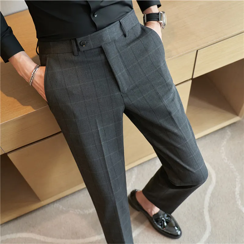 JOHNHOLLIS Suit Trouser Unisex Gray-4
