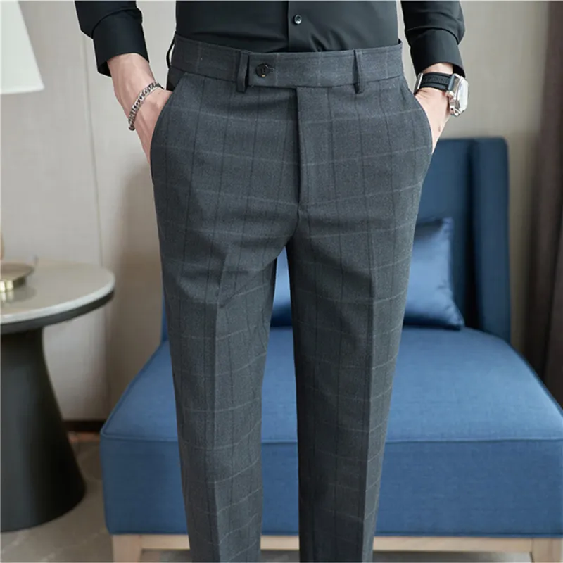 JOHNHOLLIS Suit Trouser Unisex Gray-2