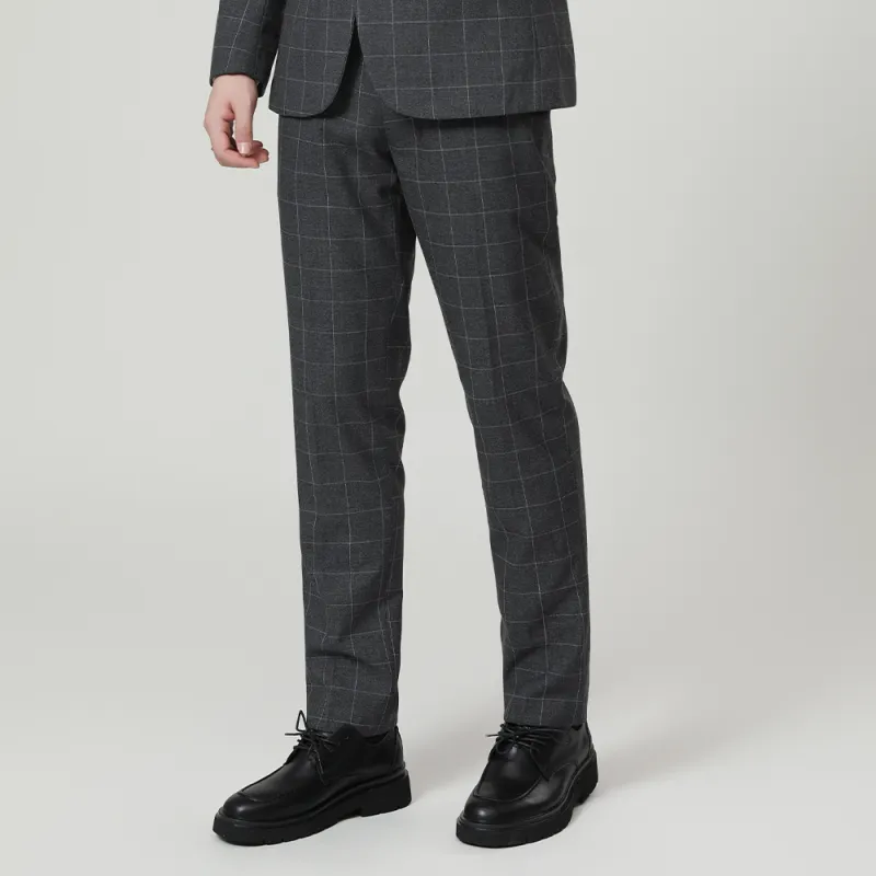 JOHNHOLLIS Suit Trouser Unisex Gray-4