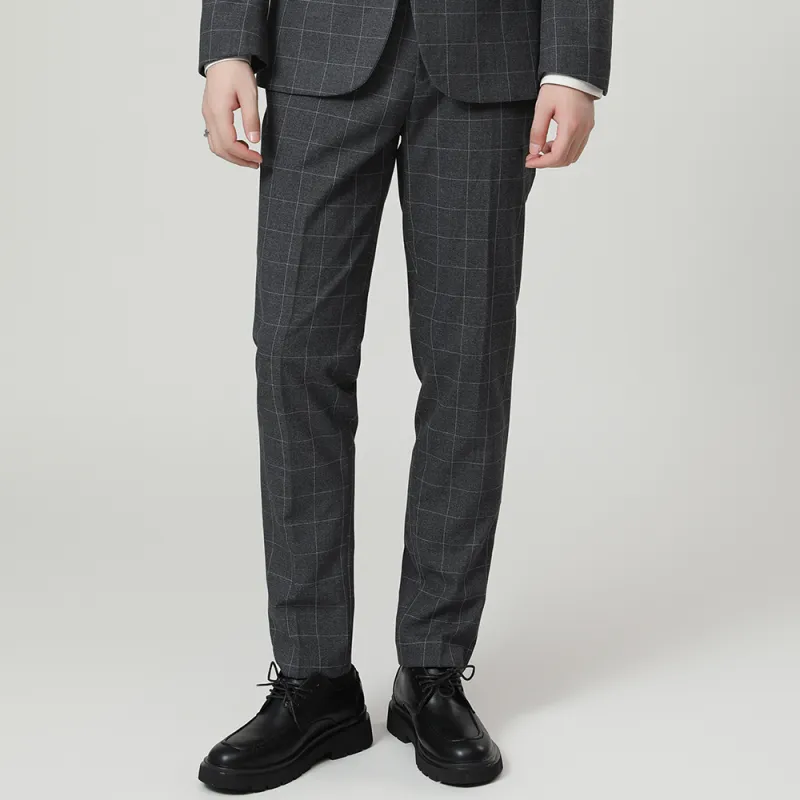 JOHNHOLLIS Suit Trouser Unisex Gray-3