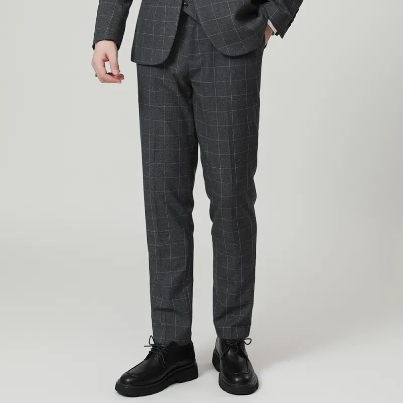 JOHNHOLLIS Suit Trouser Unisex Gray-2