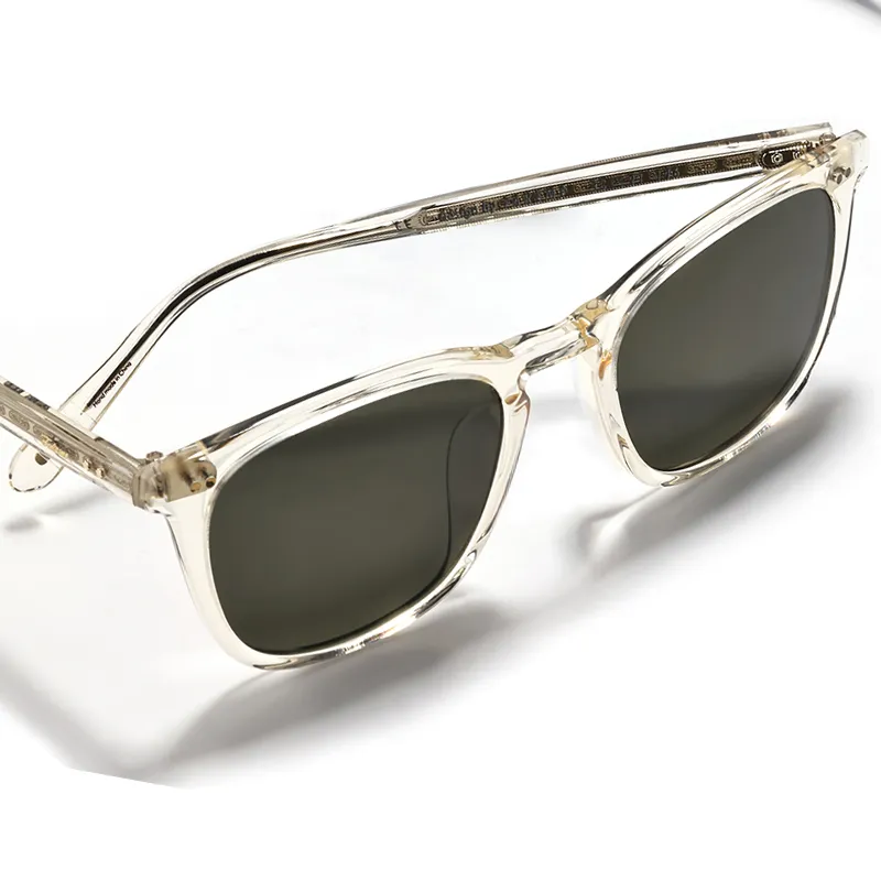 Fakeme Plate Frame Round Sunglasses Unisex-2