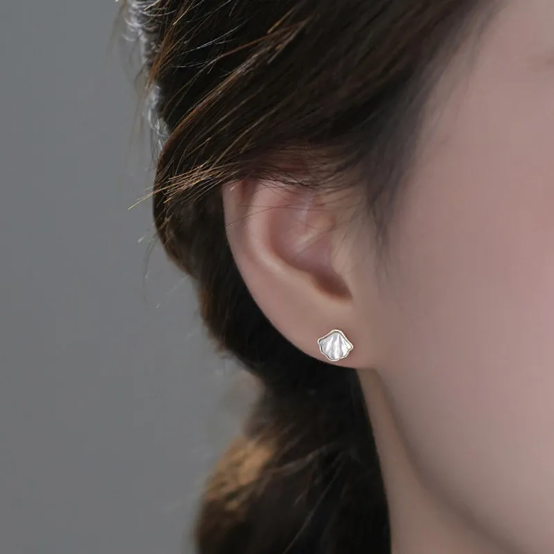 KINGFOCUS 999 Fine Silver Stud Earrings Women's-3