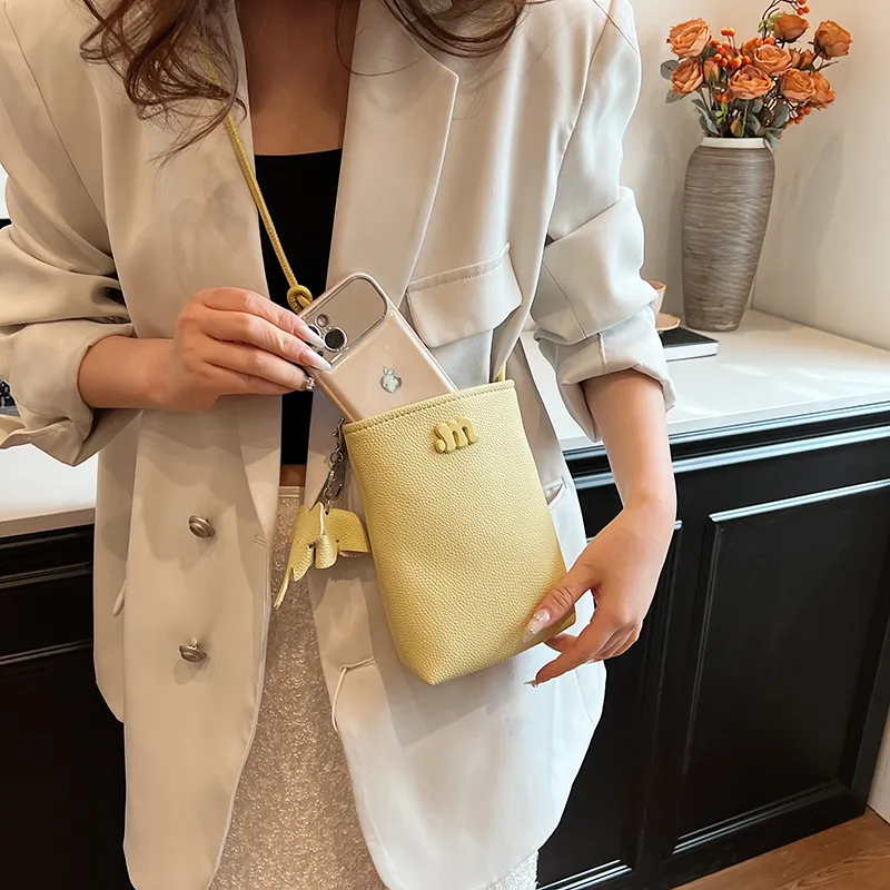 Debecca PU One Shoulder Crossbody Cell Phone Pouch Women's Multicolor-14