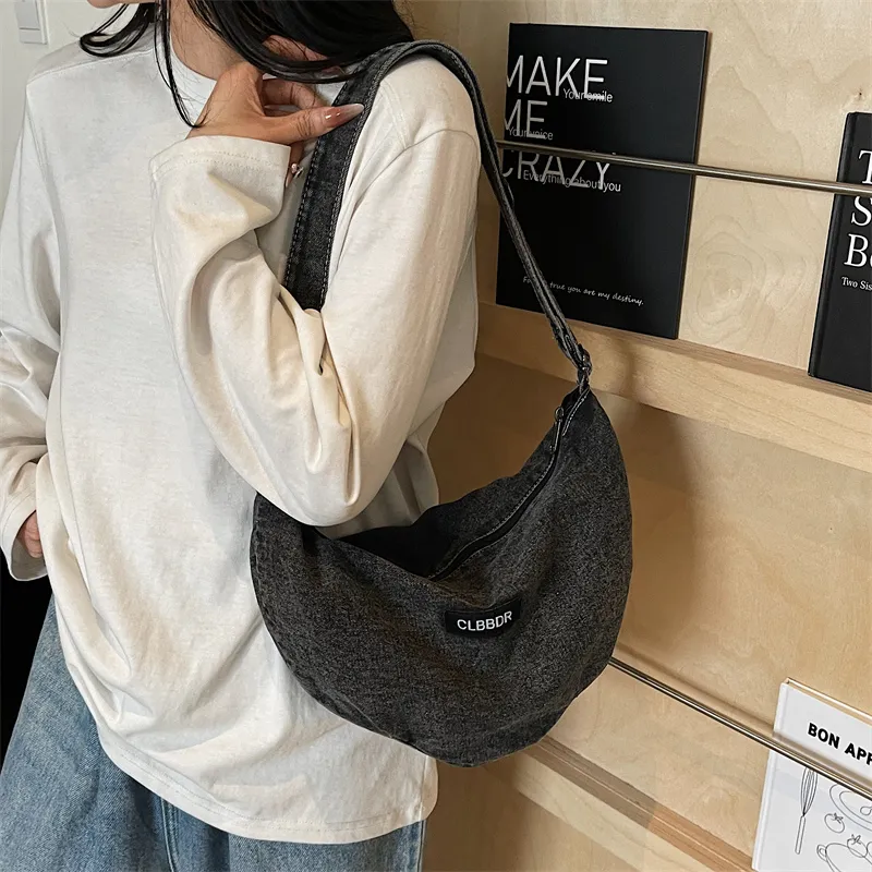 Debecca Denim Shoulder Bag Regular Women's Multicolor-11
