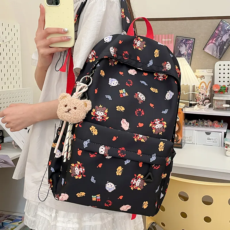 Debecca Nylon Backpack Unisex Multicolor-5