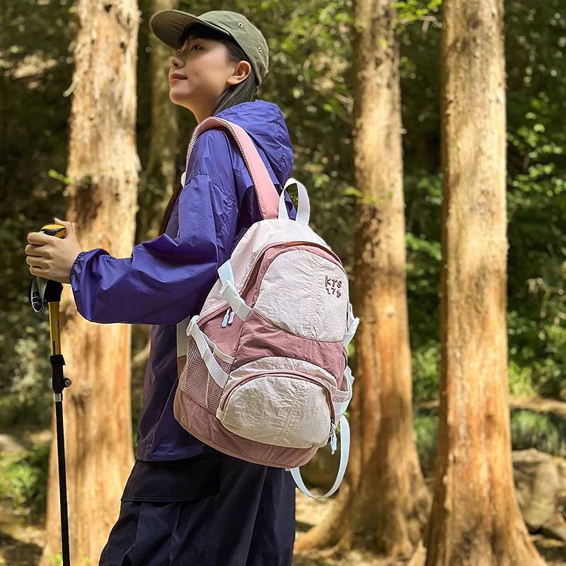 Debecca Nylon Backpack Unisex Multicolor-10