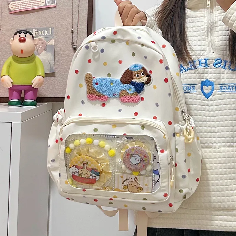 Debecca Nylon Fabric Backpack Women's Multicolor-3