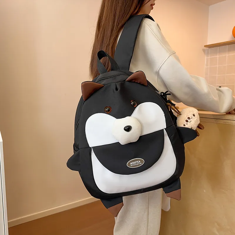 Debecca Nylon And PVC Backpack Regular Unisex Multicolor-7