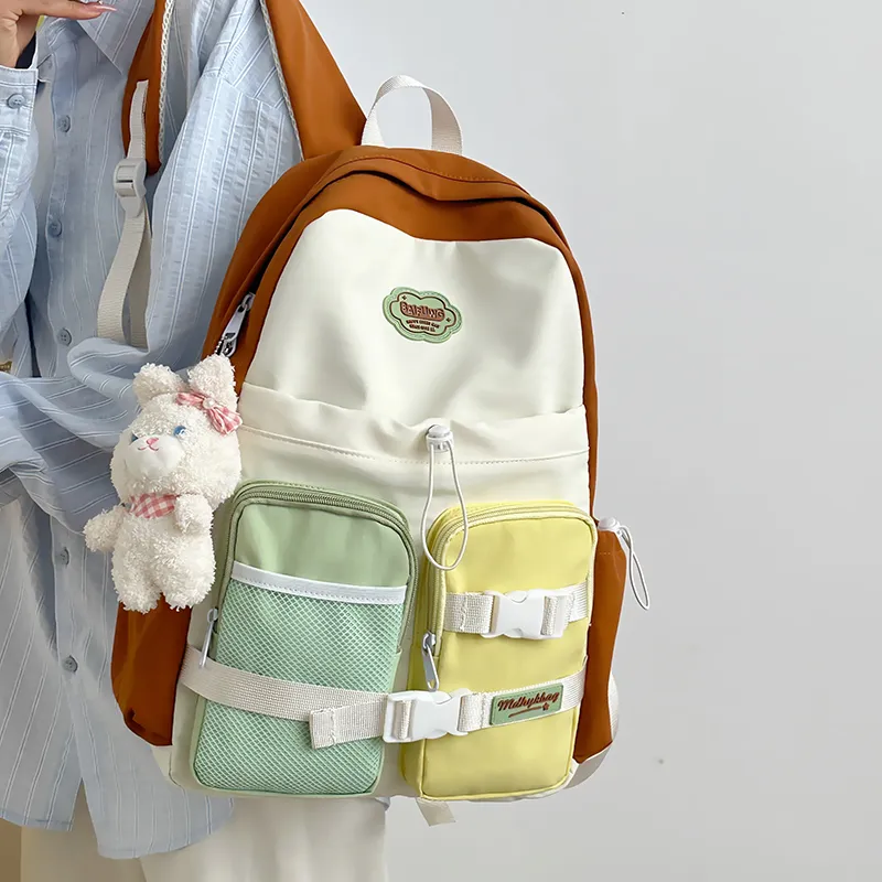 Debecca Polyester Backpack Women's Multicolor-9