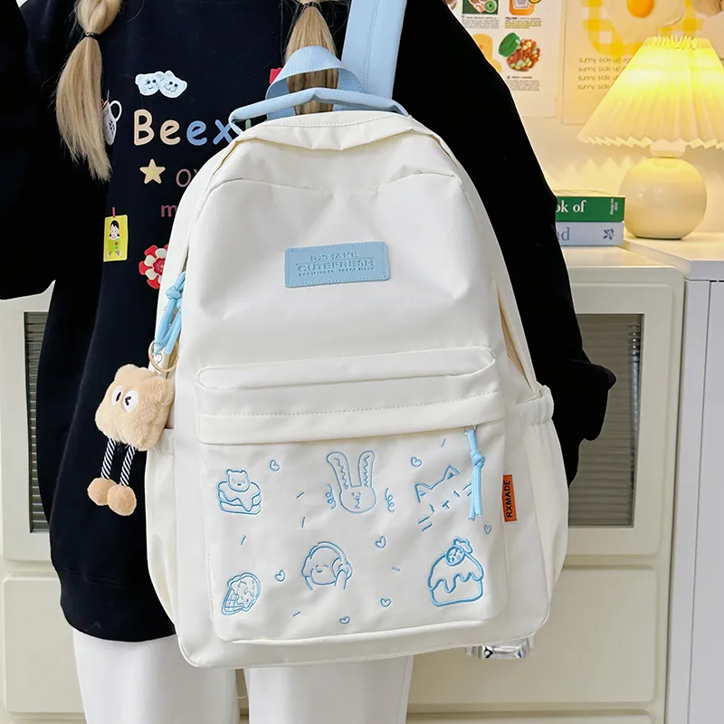 Debecca Nylon Backpack Regular Unisex Multicolor-3