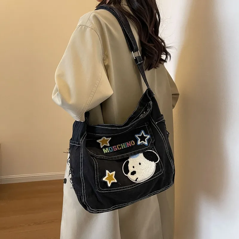 Debecca Denim Shoulder Bag Crossbody Bag Regular Women's Multicolor-10
