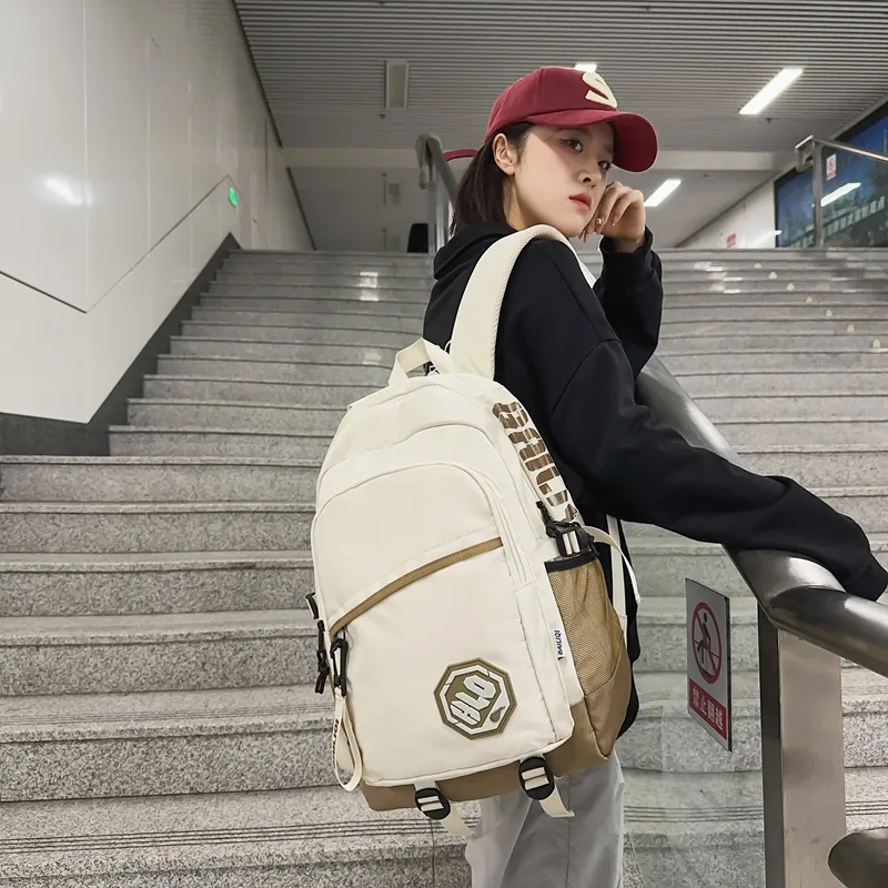 Debecca Nylon Backpack Regular Unisex Multicolor-2