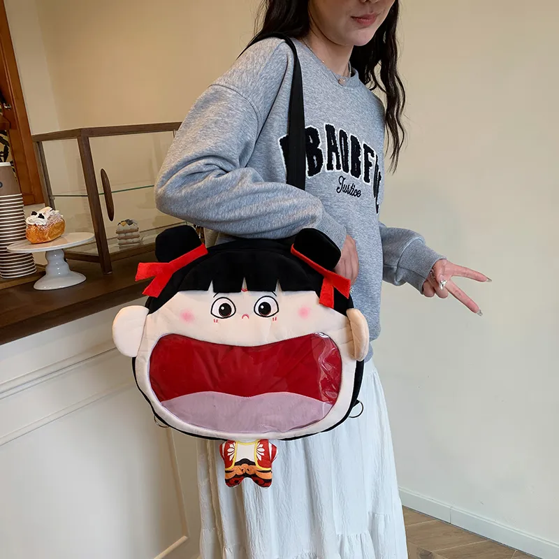 Debecca Plush Backpack Unisex Multicolor-2