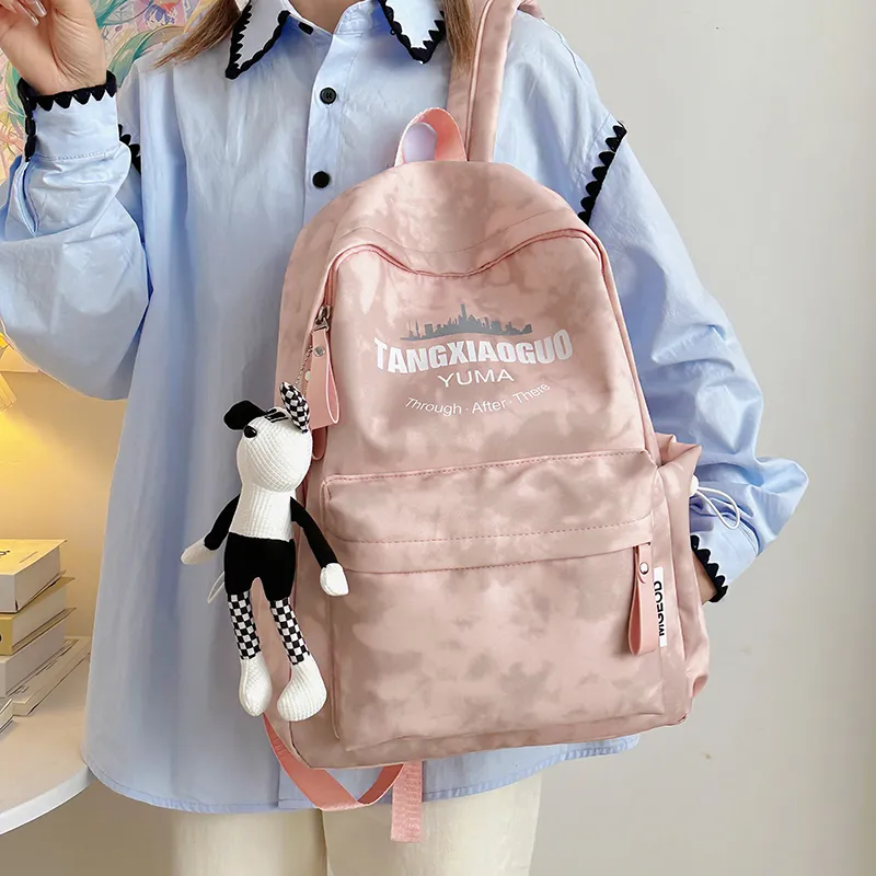 Debecca Nylon Backpack Regular Unisex Multicolor-3