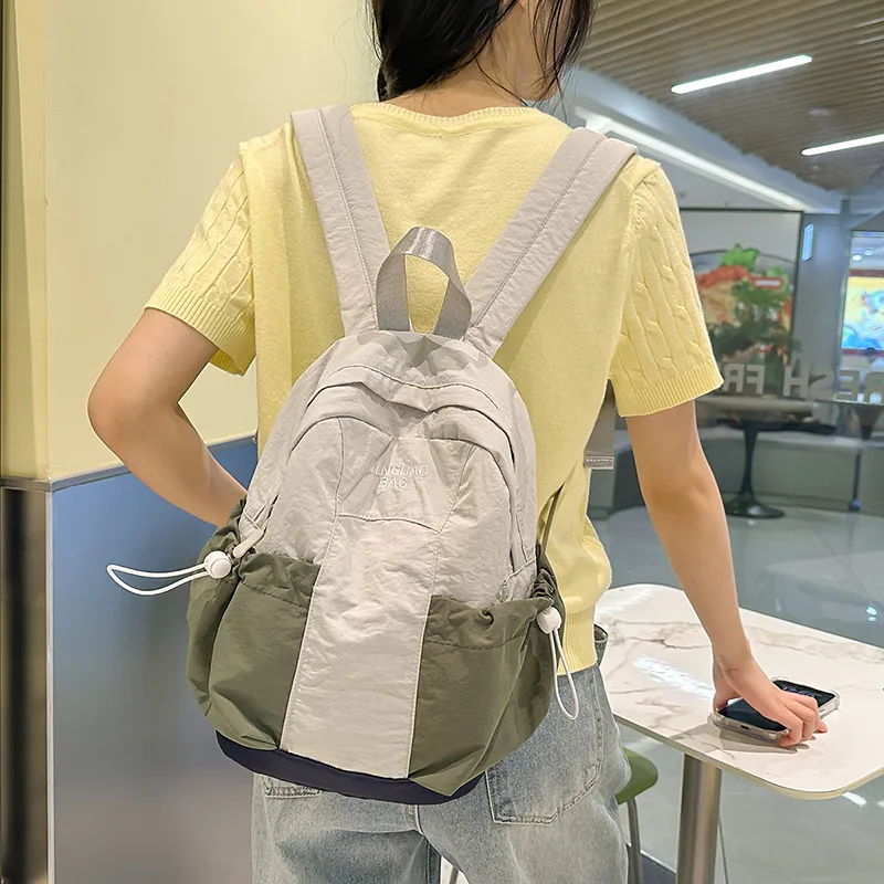 Debecca Nylon Backpack Regular Unisex Multicolor-10