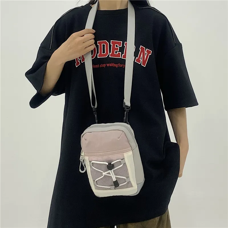 Debecca Canvas Bag, Shoulder Bag, Crossbody Bag, Cell Phone Pouch Regular Unisex Multicolor-9