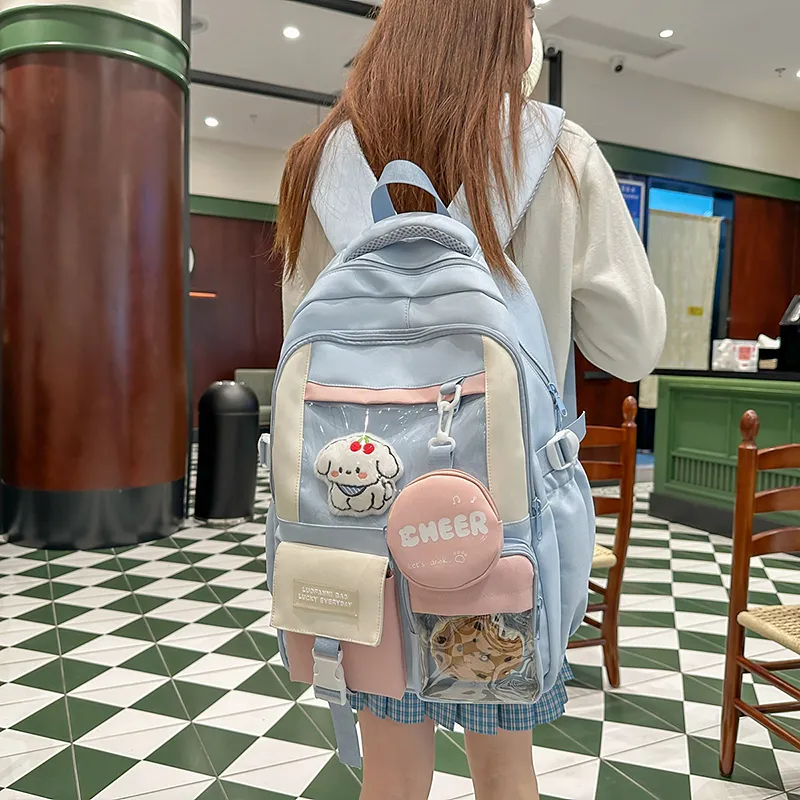 Debecca Nylon Backpack Unisex Multicolor-1