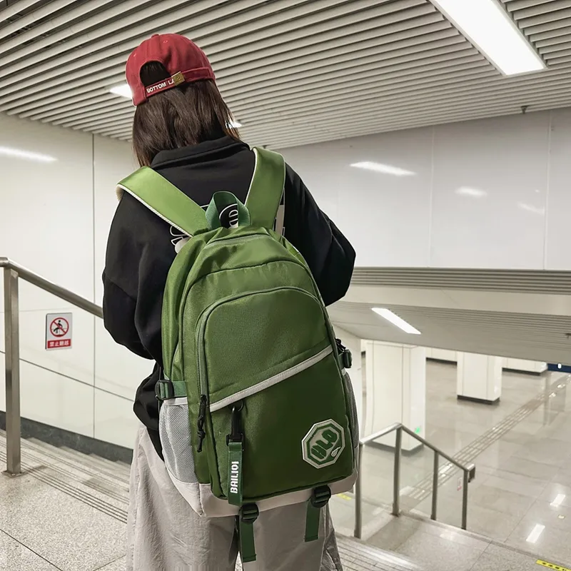 Debecca Nylon Backpack Regular Unisex Multicolor-14
