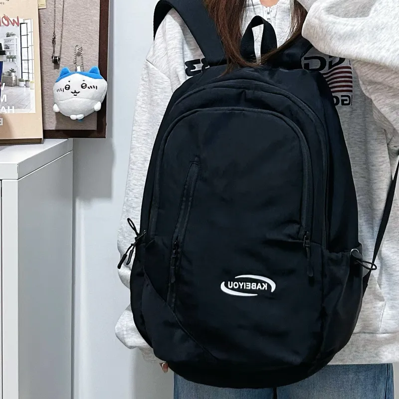 Debecca Nylon Backpack Large Size Unisex Multicolor-6