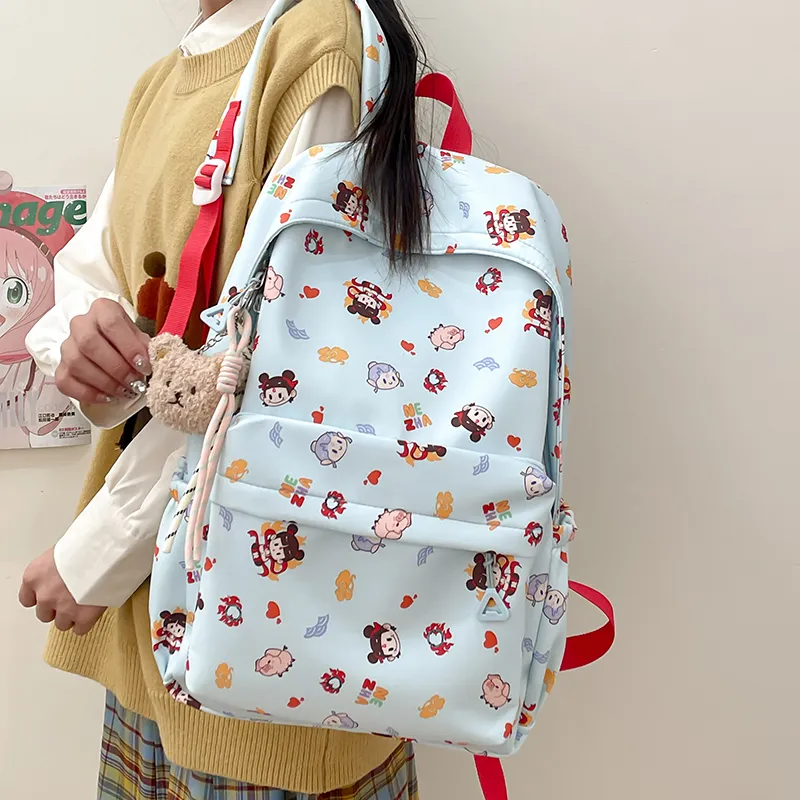 Debecca Nylon Backpack Unisex Multicolor-9
