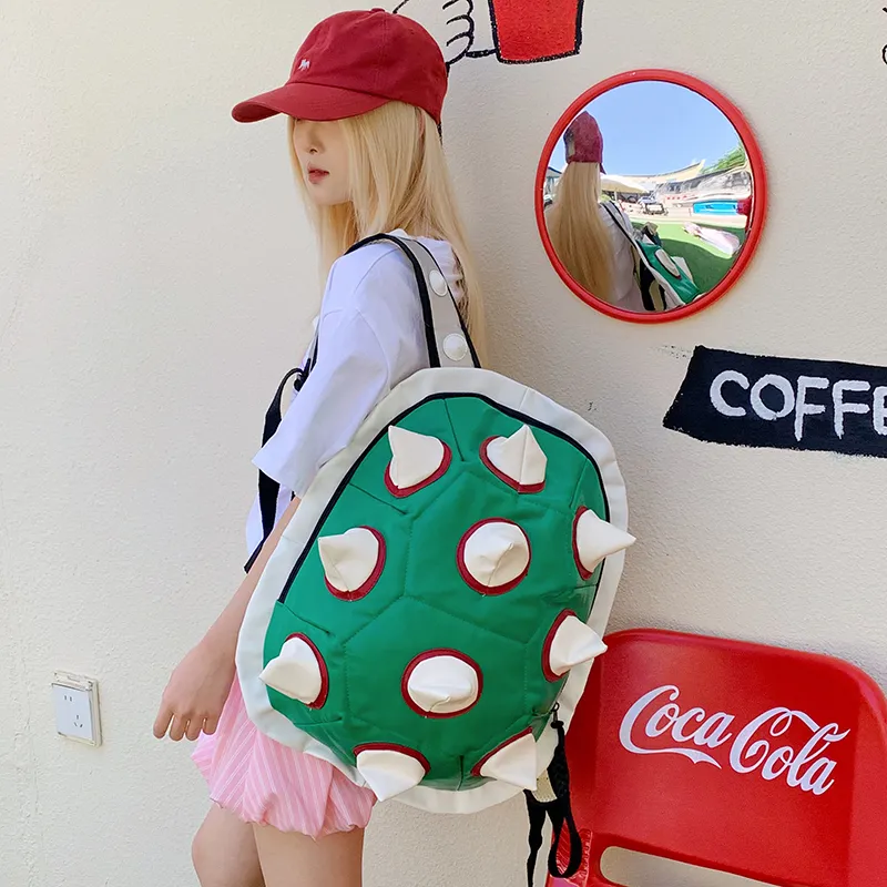 Debecca PU Backpack Regular Unisex Green-5