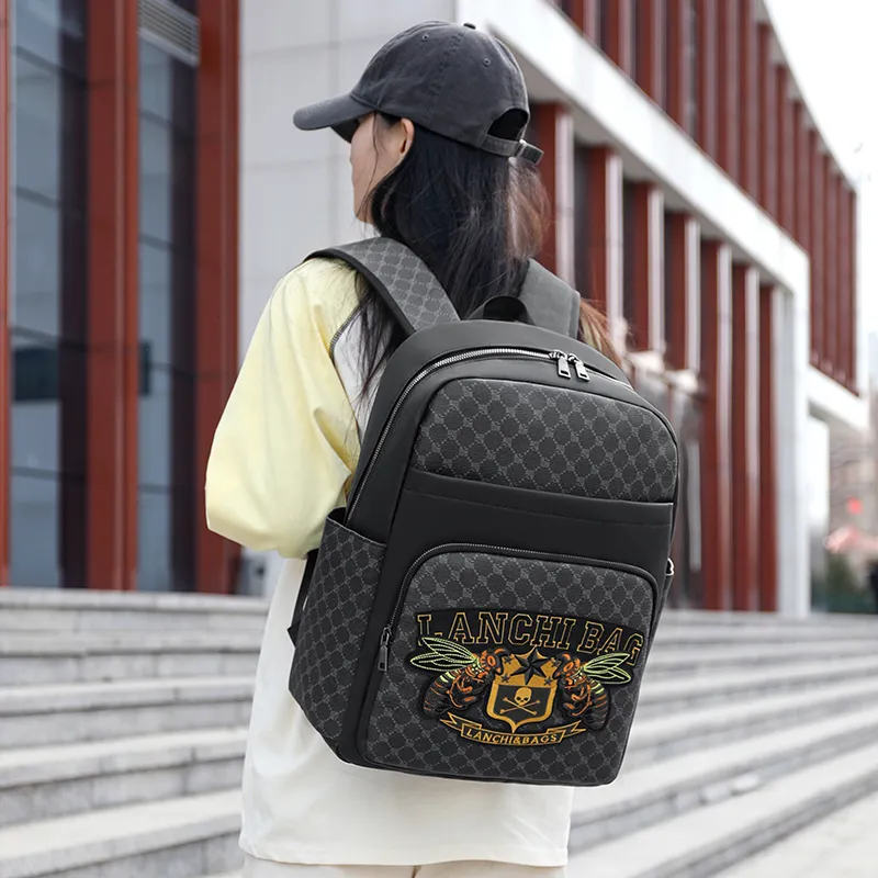 Debecca PU Backpack Unisex Multicolor-5