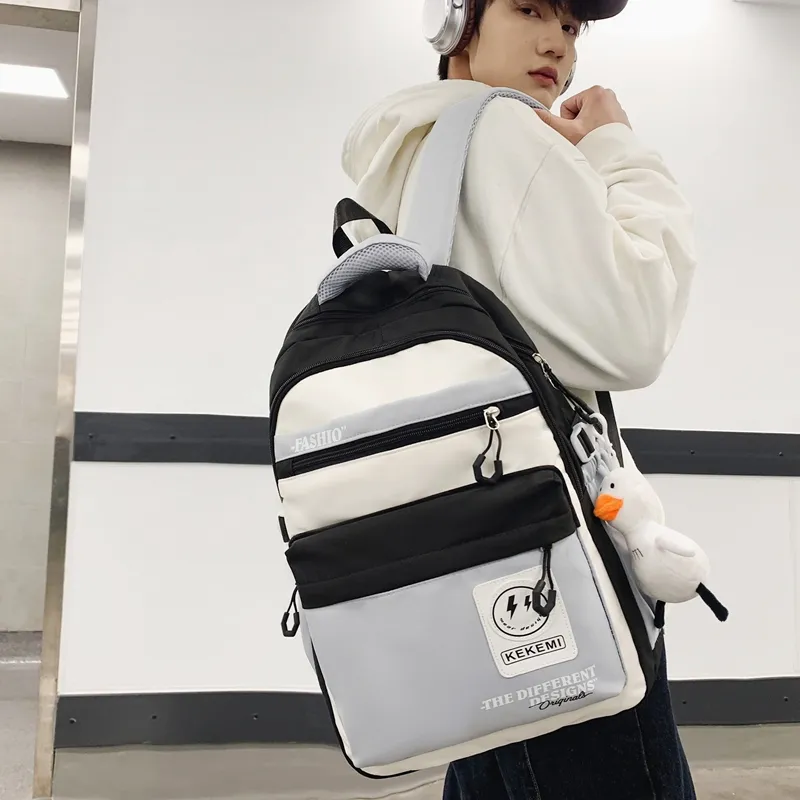 Debecca Nylon Backpack Unisex Multicolor-4